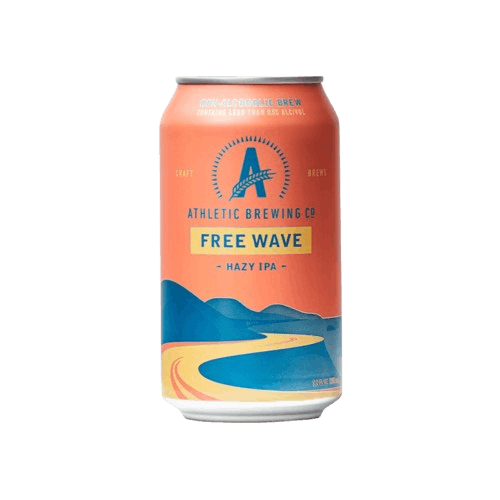 Athletic Brewing Free Wave non-alcoholic hazy IPA can